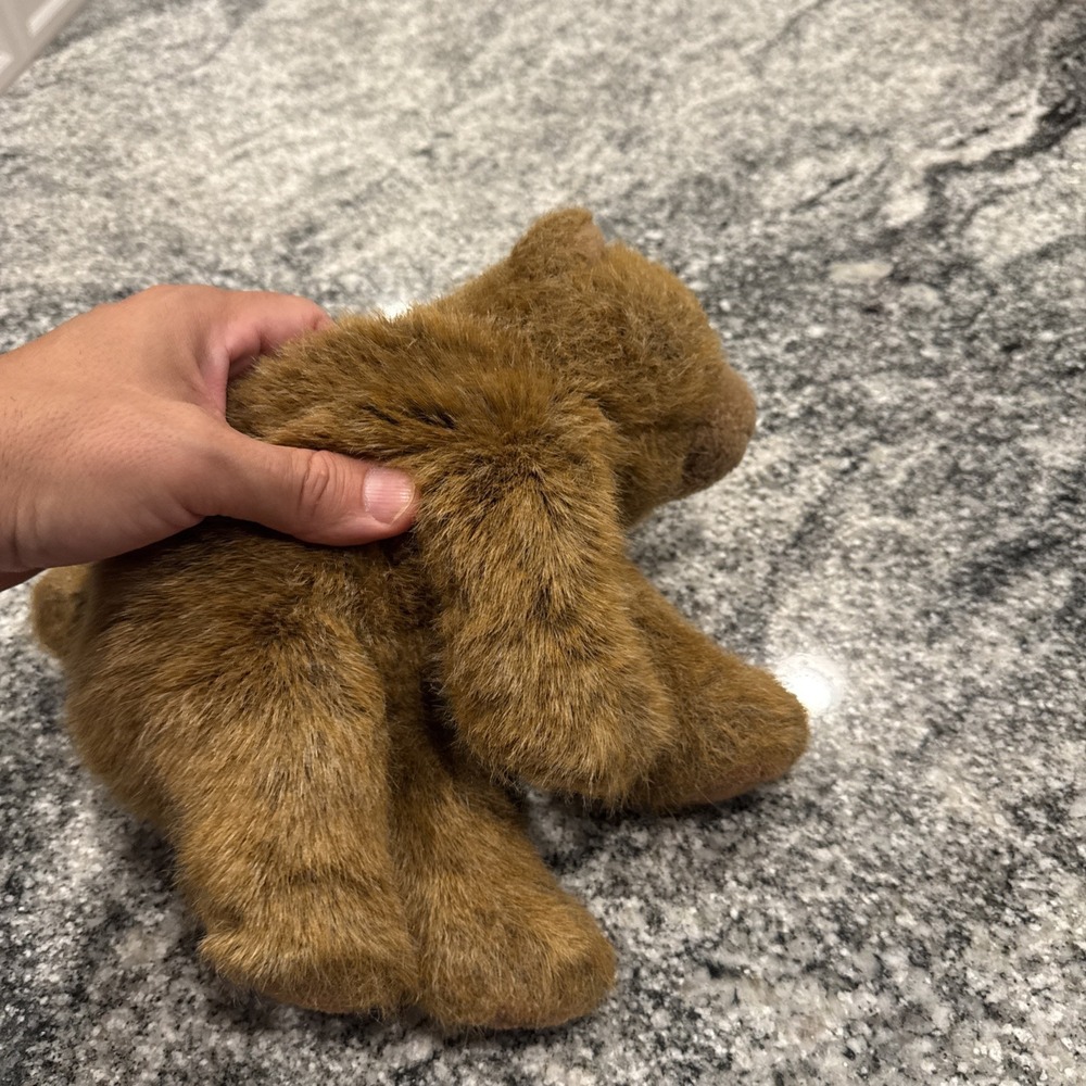 Ty Brown Teddy Bear 10" beanbag plush 1997 - Picture 2 of 14